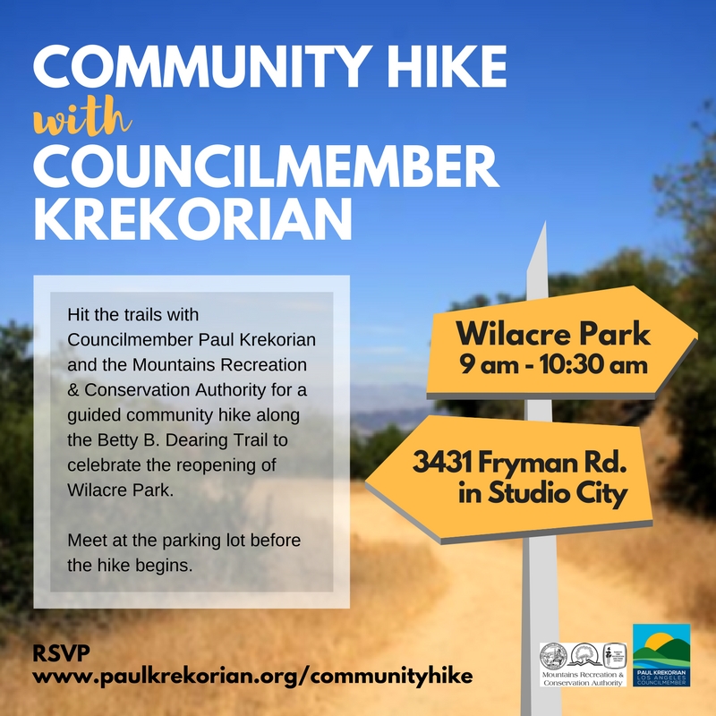 Krekorian community hike