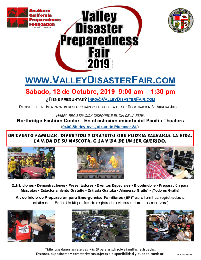 2019-10-disaster-s Valley Disaster Preparedness Fair