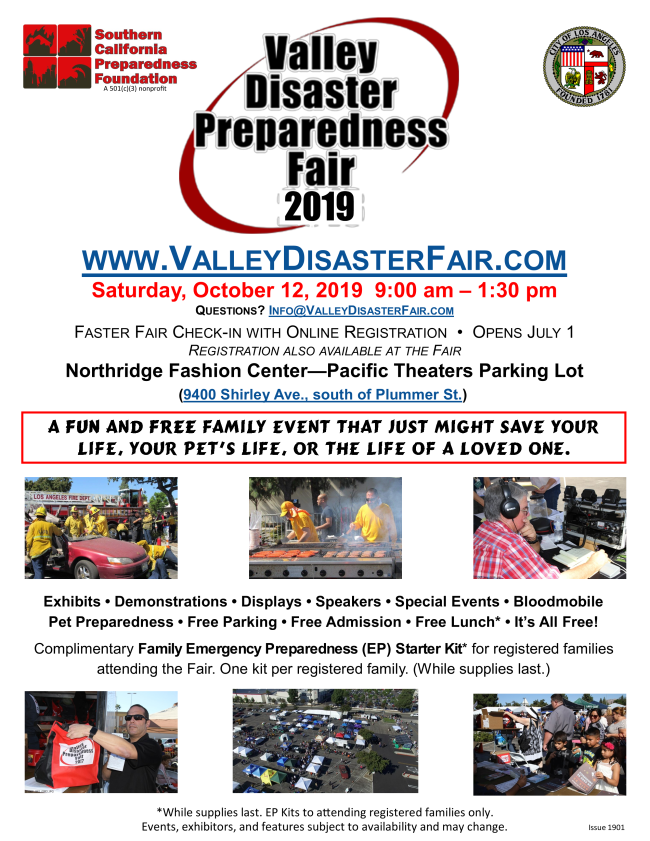 2019-10-disaster Valley Disaster Preparedness Fair