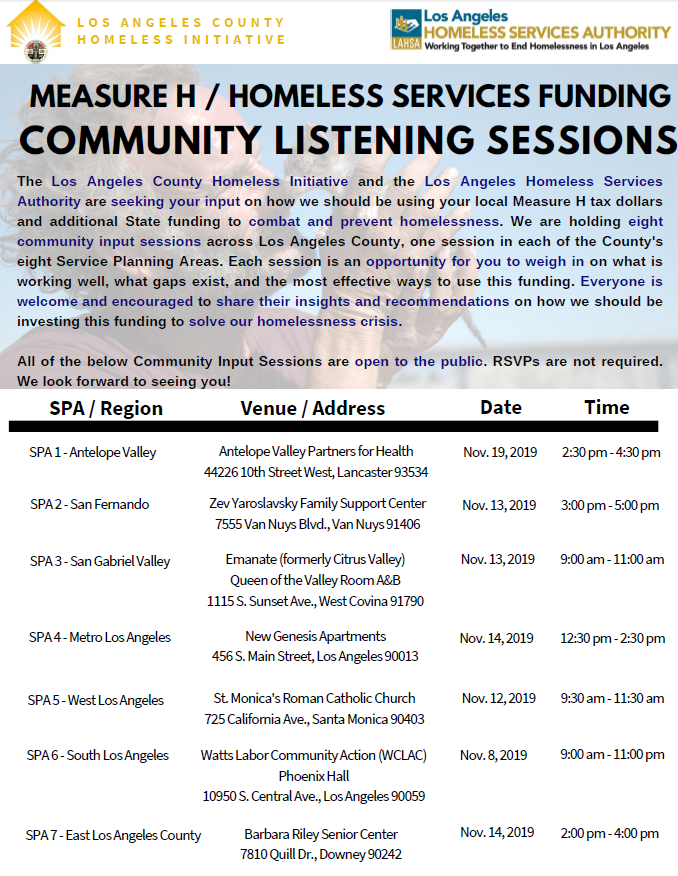 2019-11-homeless-listening-sessions Homeless Listening Session