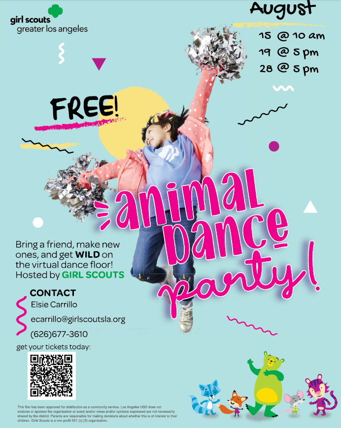 Girl Scout Animal Dance Party