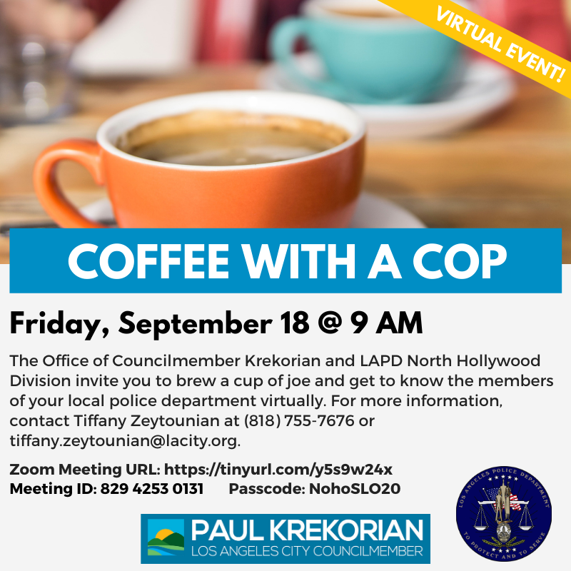 COFFEE WITH COP COFFEE WITH COP