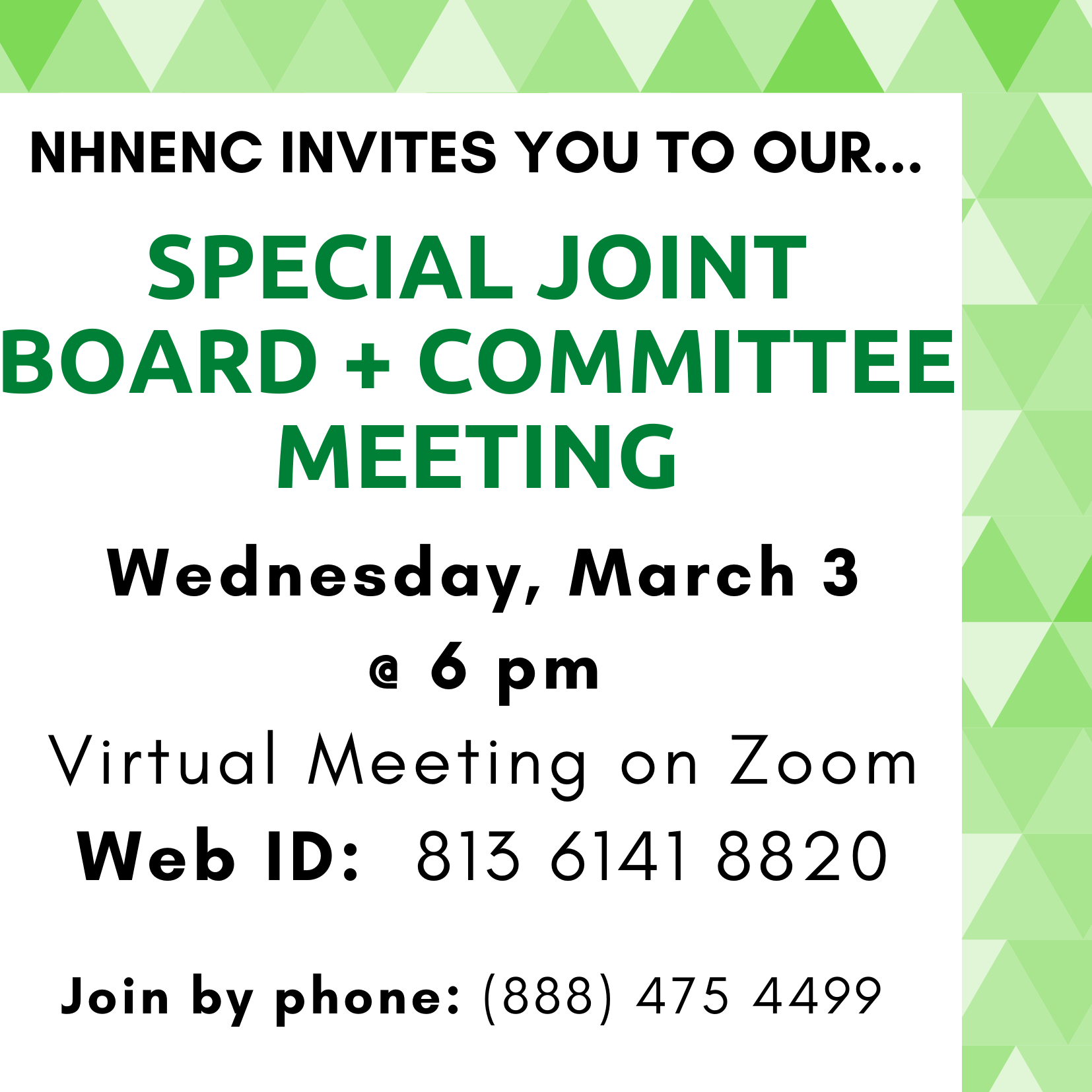 2021-03-03_Committee Meetings Meeting notice
