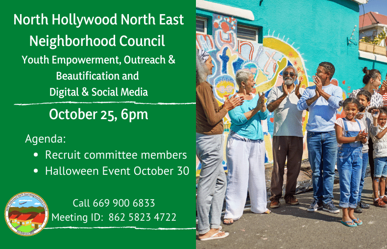 Outreach Social Media Nextdoor Meeting announcement