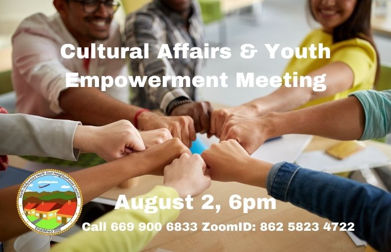 Cultural Affairs & Youth Empowerment Meeting Cultural Affairs & Youth Empowerment Meeting