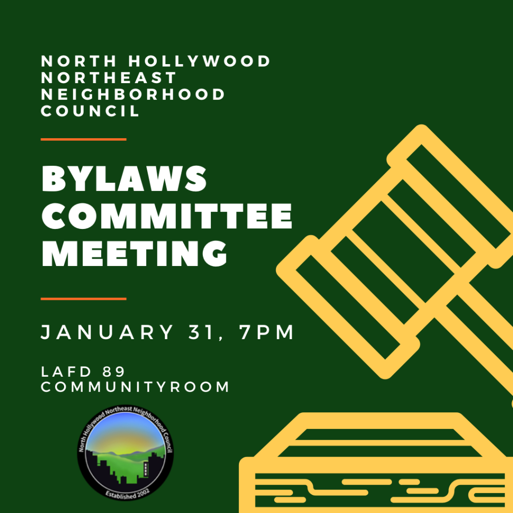 Bylaws Committee Meeting